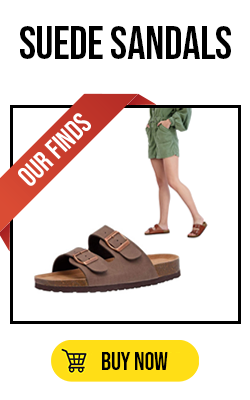 Image of CUSHIONAIRE Suede Sandal
